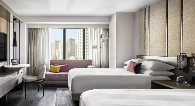 Четырёхместный номер San Francisco Marriott Marquis Union Square