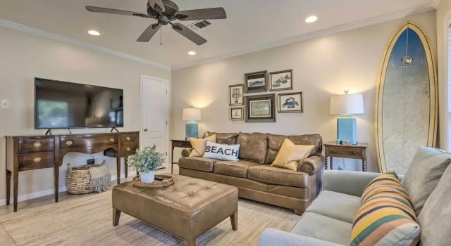Коттедж Ocean Springs Home w/ Bikes < 1 Mile to Beach!