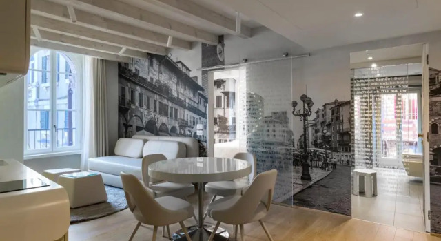 Апартаменты Deluxe c 1 комнатой с красивым видом из окна Lords of Verona Luxury Apartments