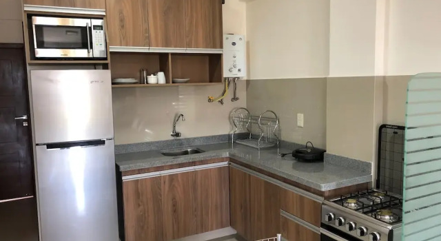 Апартаменты c 1 комнатой с балконом и с видом на город Pacifico Apart Hotel