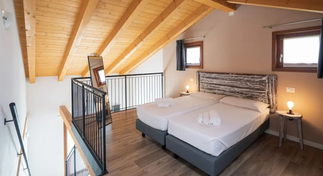 Номер Standard Дуплекс c 1 комнатой с балконом Agriturismo ai Due Leoni