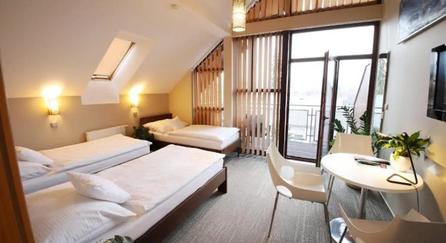 Двухместный номер Comfort с балконом Апарт-отель Jablonec