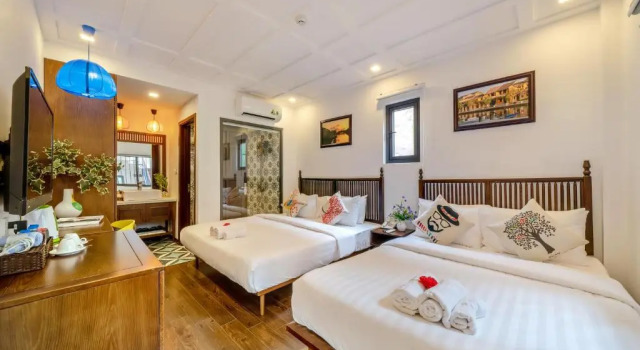 Трёхместный номер Deluxe Son Trang Hotel Hoi An