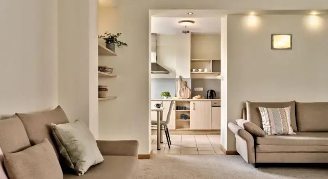 Апартаменты Deluxe с 2 комнатами с балконом Apartamenty Media Park