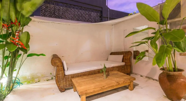 Eco Bamboo Bungalow 3, Reservar Hotel Hotéis em Bali com piscina, Piscina
