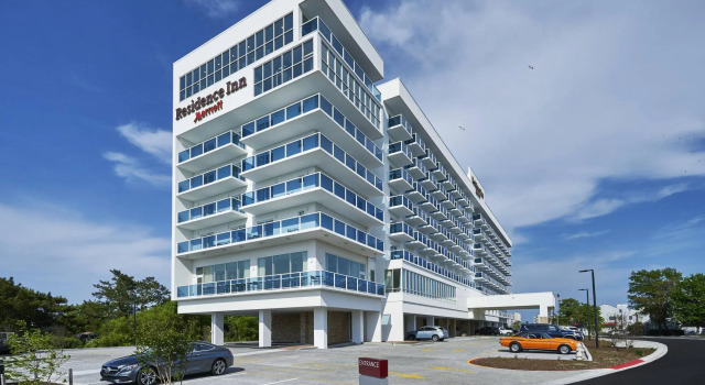 Кровать в общем номере Residence Inn by Marriott Ocean City