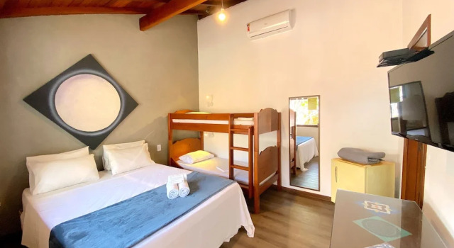Четырёхместный номер Standard Bamboo Búzios Hostel