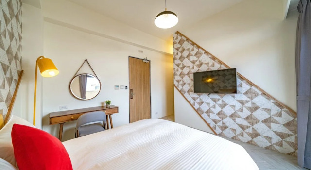 Двухместный номер Comfort с балконом 歐堤斯旅店 Otis Inn-花蓮民宿2531-2541-2555-2556號