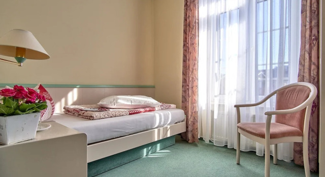 Одноместный номер с видом на внутренний двор Biohotel Amadeus