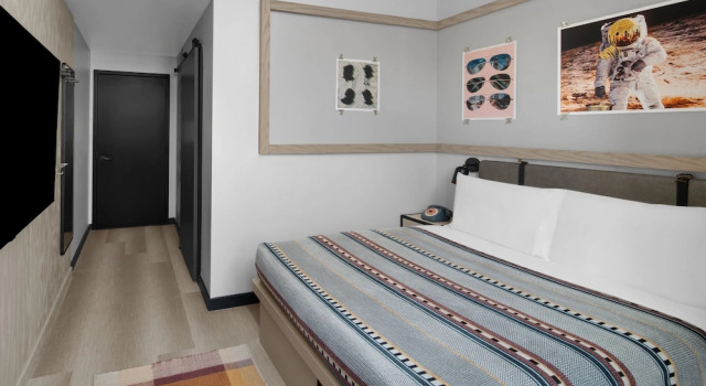Двухместный номер Moxy Houston Downtown