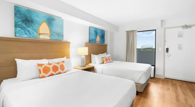 Двухместный люкс Deluxe c 1 комнатой oceanfront Caribbean Resort Myrtle Beach