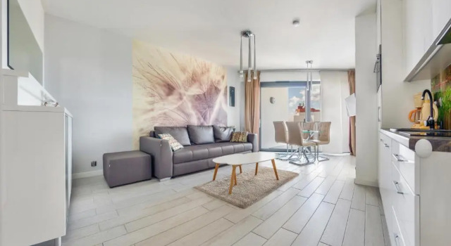 Апартаменты c 1 комнатой с частичным видом на море Apartamenty Sun & Snow Horyzont