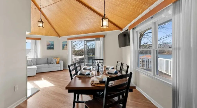 Pleasant Cove Waterfront Getaway With Fire Pit, Deck, and Lake Views