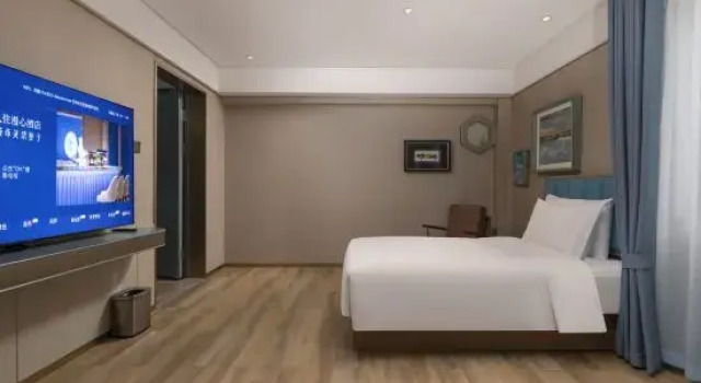 Двухместный люкс GreenTree Alliance Suzhou Guanqian Street Dajin Lane Hotel