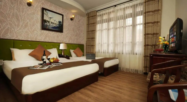 Семейный номер Standard Hanoi Golden Lotus Hotel & Spa
