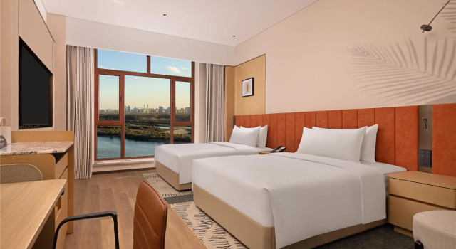 Двухместный номер Standard с видом на реку Hilton Garden Inn Songyuan Ningjiang