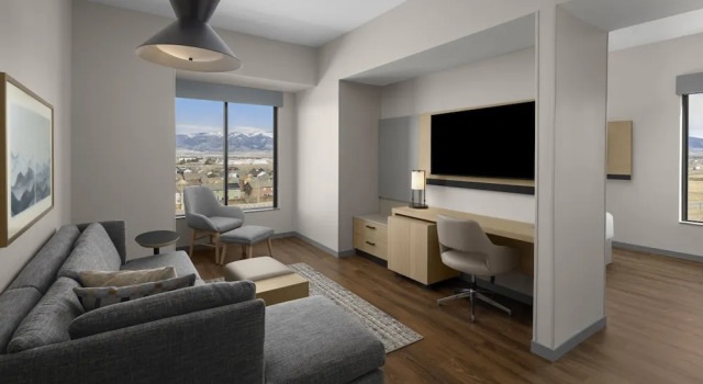 Двухместный номер Deluxe с видом на горы Hyatt Place Bozeman Yellowstone Airport