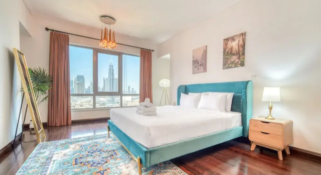 Апартаменты Deluxe с 2 комнатами с балконом и с видом на город South Ridge 2 - 2701