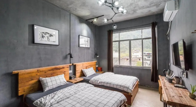 Двухместный номер Superior с видом на горы Hi Grey Hostel Xingping