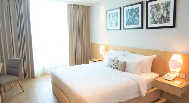 Dvoulůžkový s manželskou postelí Studio Midtown Residence Surabaya