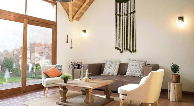 w Peaceful 2BR Riverside Villa in Sacred Valley, Boek Villa Vakantiehuizen in Calca, Cottage