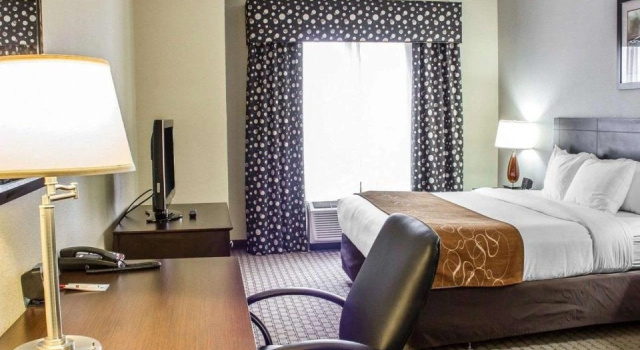 Двухместный люкс с видом на окрестности Comfort Suites Wilson - I - 95