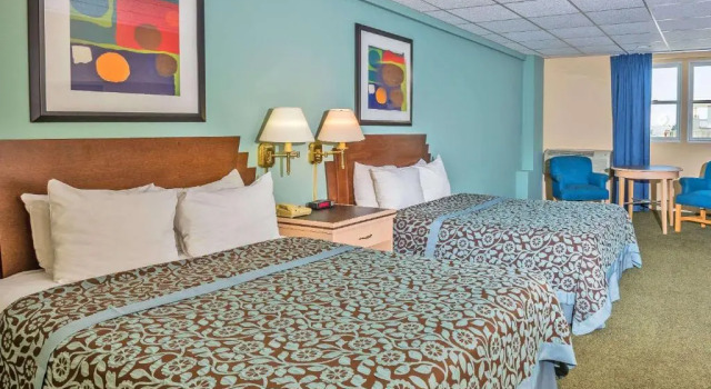 Двухместный номер Deluxe oceanfront Days Inn by Wyndham Atlantic City Oceanfront-Boardwalk