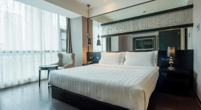 Двухместный люкс Deluxe Orange Crystal Hotel Changzhou Dinosaur Park