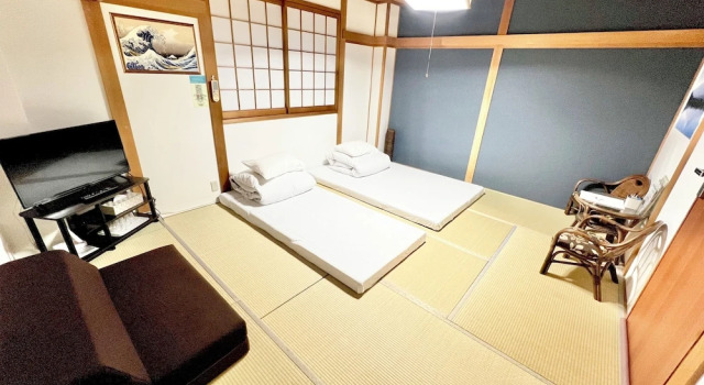 Семейная вилла с 3 комнатами GuestHouse Reina osaka