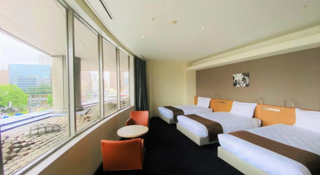Трёхместный номер Hiroshima Tokyu REI Hotel