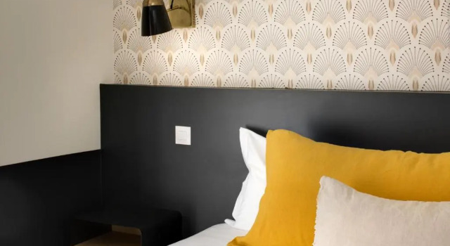 Двухместный номер с видом на сад Hôtel & Spa Les Mouettes