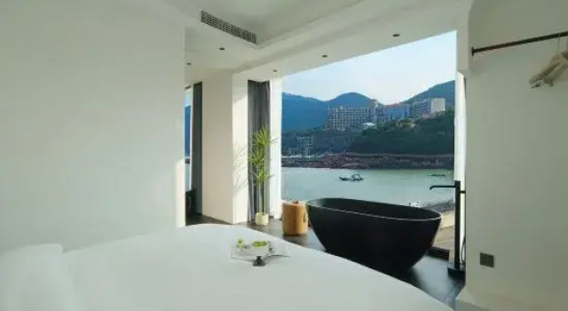 Семейный люкс с видом на море Zhujia Jianlea Lighthouse·Seascape Designer Meizhu (Dawu Shitang Branch)