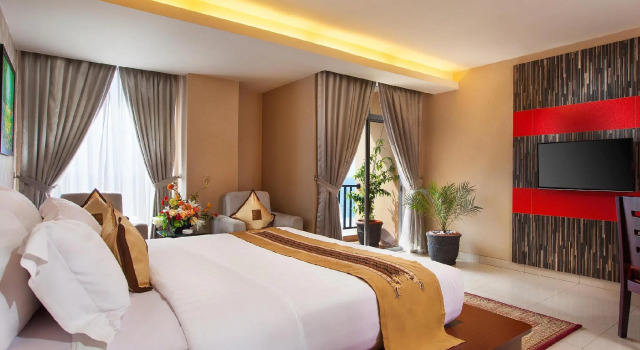 Двухместный номер Deluxe с видом на море Lion Hotel & Plaza Manado