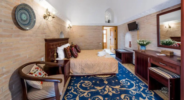 Одноместный номер Standard Orient Star Khiva Hotel- Madrasah Muhammad Aminkhan 1855 in UNESCO World Heritage Site
