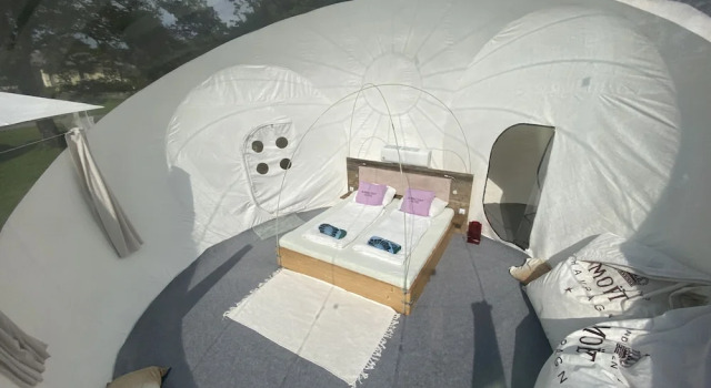 Тент с балконом Bubble Tent Hotel