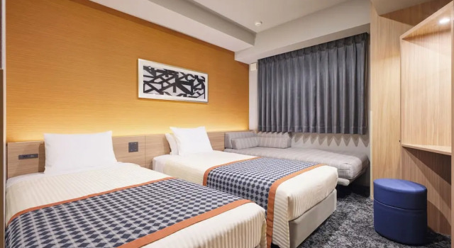 Двухместный номер Deluxe hotel MONday Asakusa