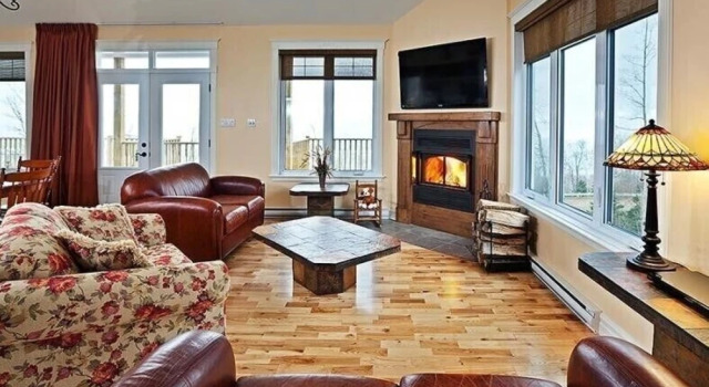 Chalet L'officier-1 et 2, spa et vue sur le Fleuve