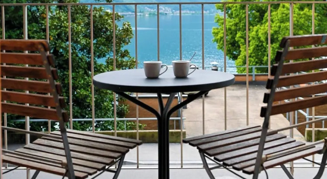 Апартаменты c 1 комнатой с балконом и с видом на озеро Lake View Suite 86 in Melide