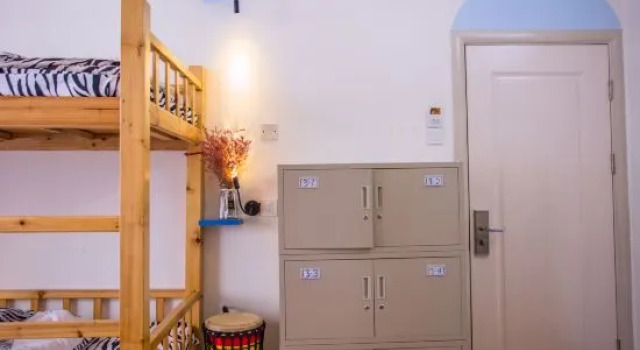 Кровать в общем номере Murphy Youth Hostel Guilin桂林北站莫非青年旅舍