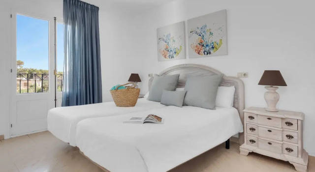Апартаменты с 2 комнатами с частичным видом на океан Aparthotel Ona Cala Pi Club