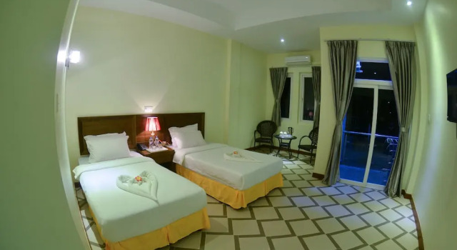 Двухместный номер Superior с видом на сад Ocean Blue Ngwe Saung Beach Hotel