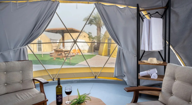 Familie cort cu balcon Camp Sahara