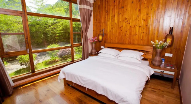 Семейный люкс Цокольный этаж YangShuo Coco Garden Villa-Western food&English Guide
