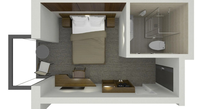Двухместный номер Deluxe Porter Square Hotel