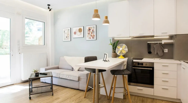 Апартаменты c 1 комнатой с балконом Kifissia Central Stylish Fresh 1 Bedroom Apartment near Metro