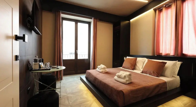 Двухместный номер Deluxe с балконом и с видом на город Spera Luxury Palermo & SPA