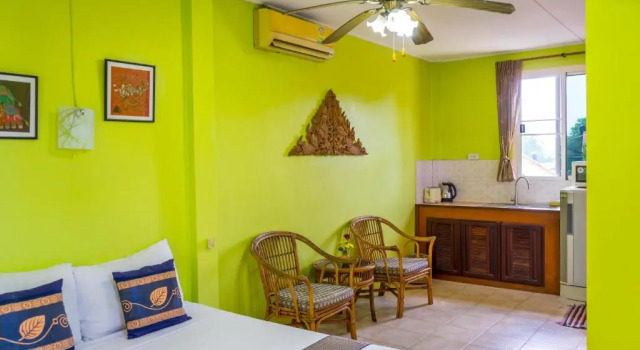 Студия с балконом Chez Charly Bungalow
