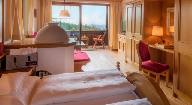 Двухместный номер Standard с балконом и с видом на горы Hotel Lärchenhof Natur