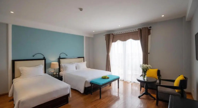 Двухместный номер Standard с балконом и с видом на город Hoian Sincerity Hotel & Spa
