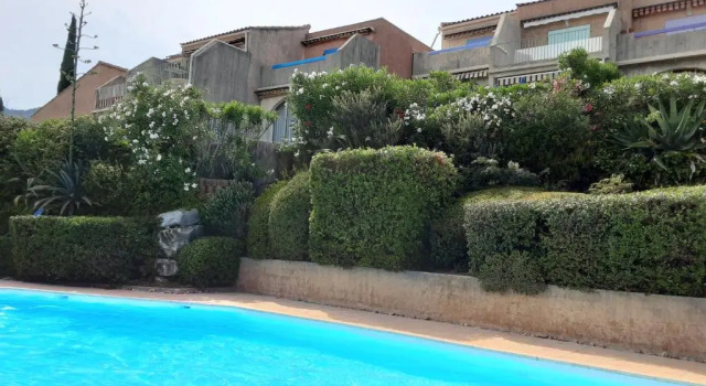 Апартаменты с видом на море "TI SABLE" Agréable studio climatisé, Jolie Vue Mer, Piscine à Cavalaire sur Mer Golfe de St-Tropez